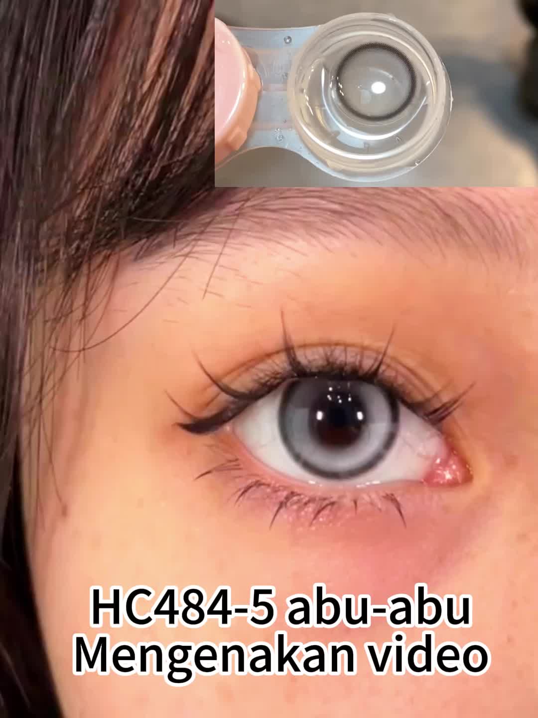 (COD) pair of colored contact lenses diameter 14.2mm contact lenses soflen Mata soflen soplen Murah soflen normal contact lenses Black