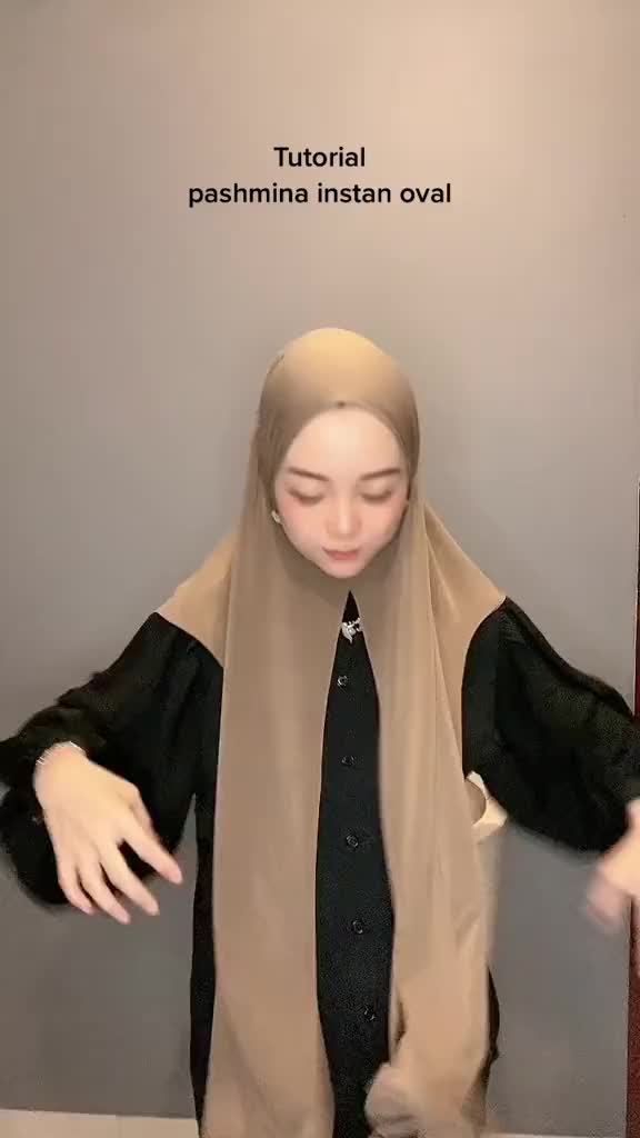 Pashmina Instan oval Jersey Jilbab instan jahit Dagu Ohhijab