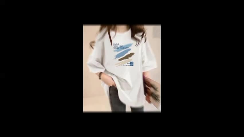 COD Kaos oversize unisex wanita - kaos distro kaos streetwear oversize  / baju kaos distro motif COLLOURFUL atasan wanita nyaman Oblong Santai Soft Sablon Printing Panjang Digital Pendek Tangan