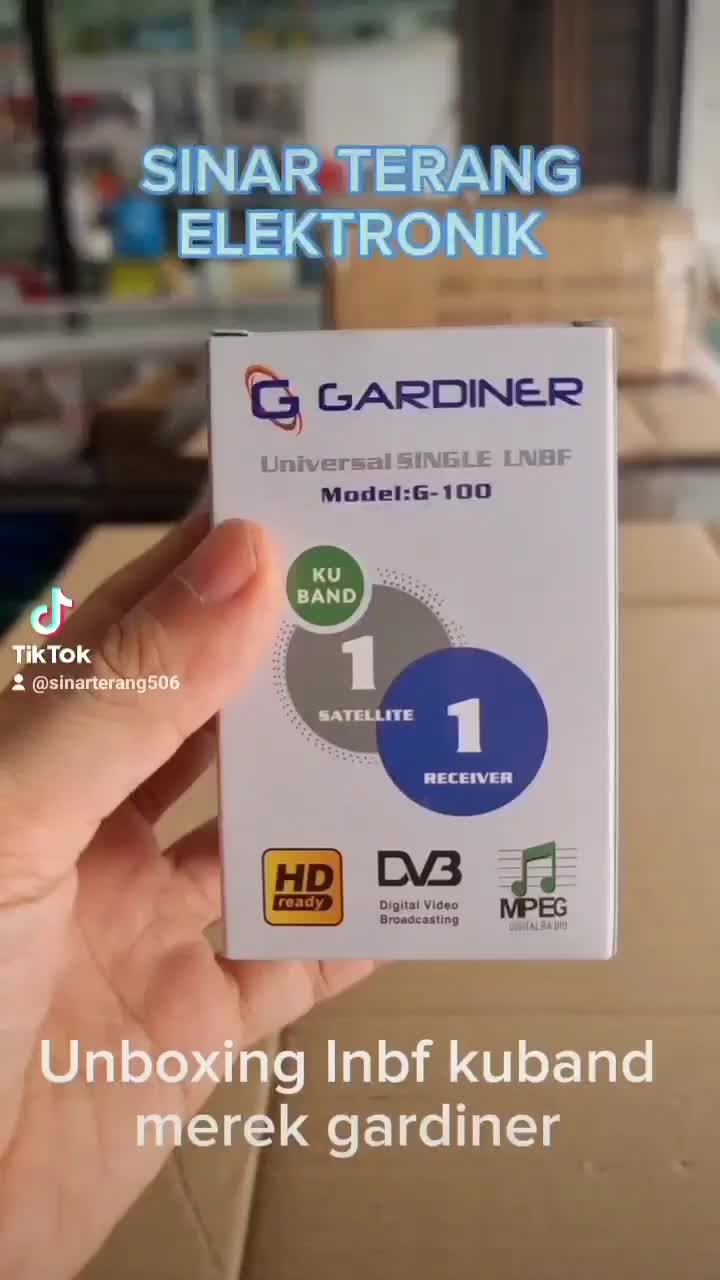 Gardiner LNBF Kuband Single Satu Satelit Satu Receiver LNB Kuband Single Parabola