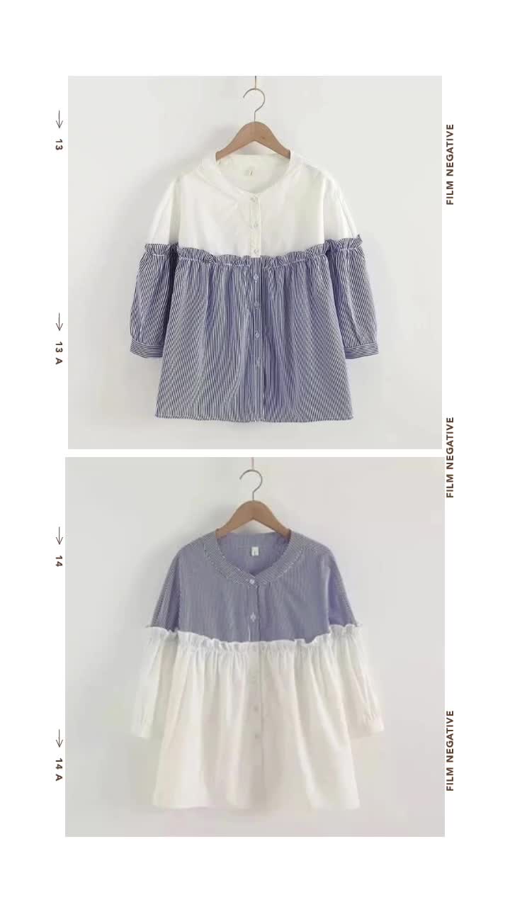 Kemeja Atasan Anak Perempuan 7-14 Tahun 'CHIKA SERIES' - Fashion Baju Motif