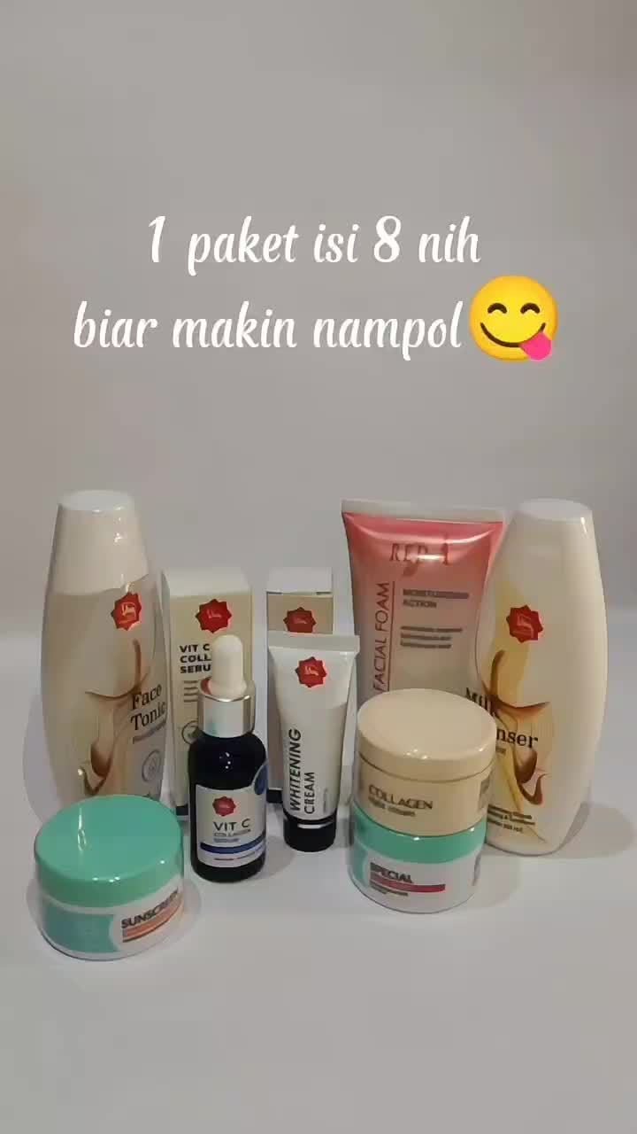 VIVA PAKET DAILY KOMPLIT PERAWATAN  MUKA JERAWAT FLEK BANDEL ISI 8PCS