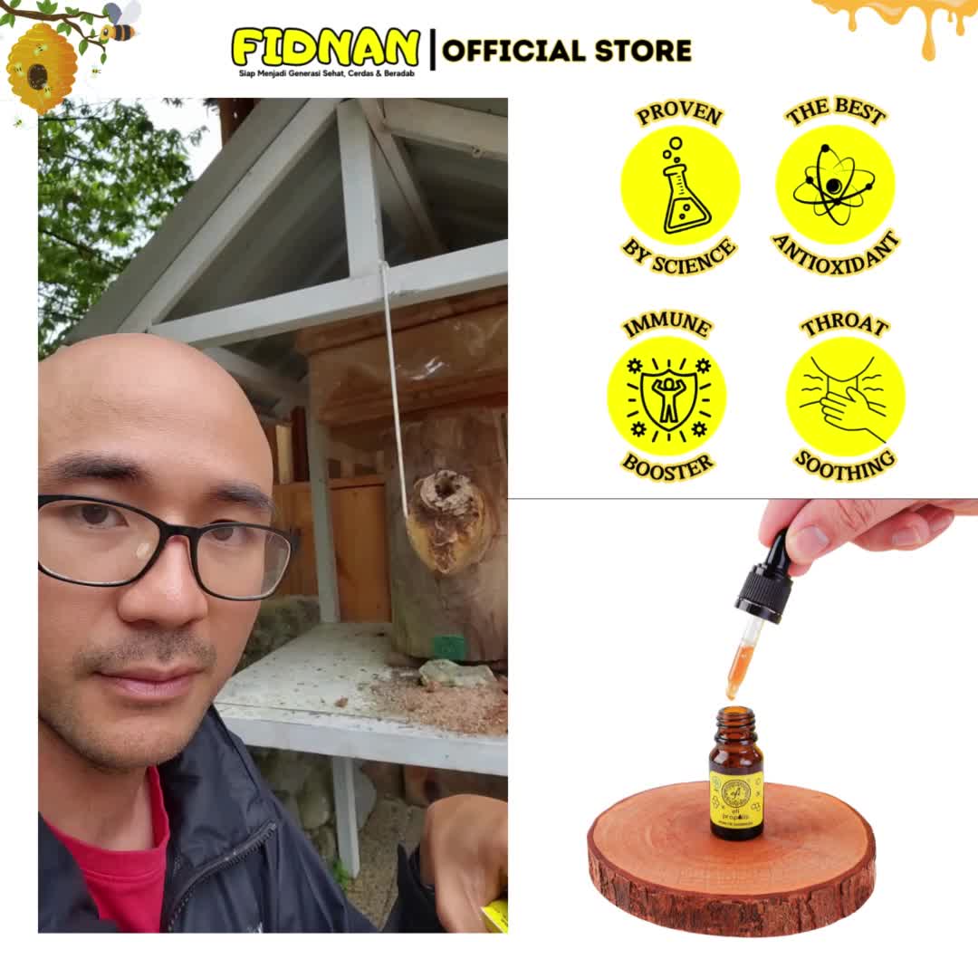 Efi Propolis Official Store - Ukuran Besar - Original / Asli 100% By Kebun Efi - Size 30ml