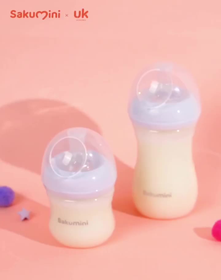 Sakumini Botol Natural/Sakumini Natural Feeding Bottle 120 ml/240 ml SK-FD-Bottle120/240ml