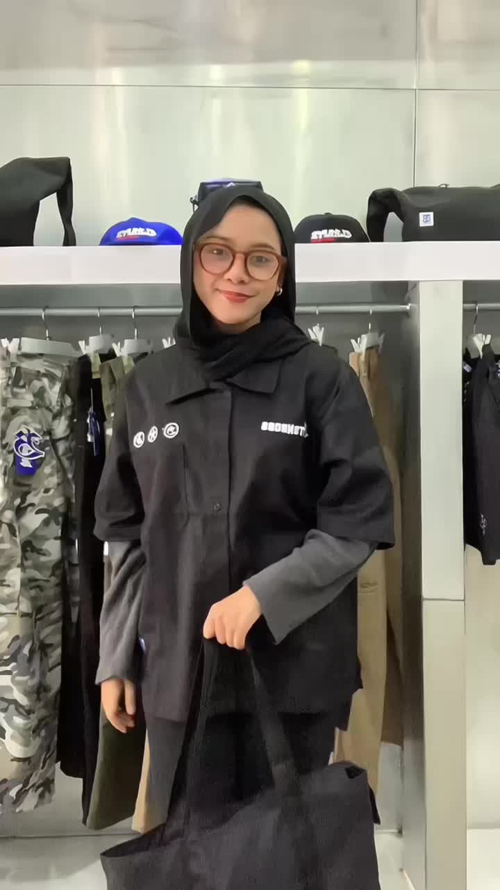 Bitsnbobs76 WorkShirt boxy Gretta Black