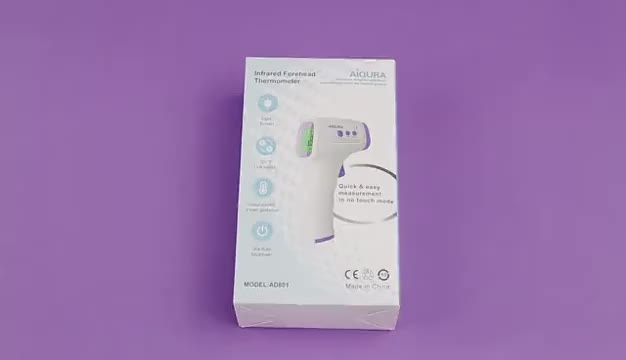 24h fast shipping Infrared Thermometer Non-contact Forehead Baby Adult Temperature gun with batteries