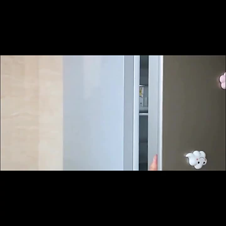 SecureGuard Pengunci Pintu Kulkas Anak-Anak - Putih Pengaman Lemari borgol  pengaman
