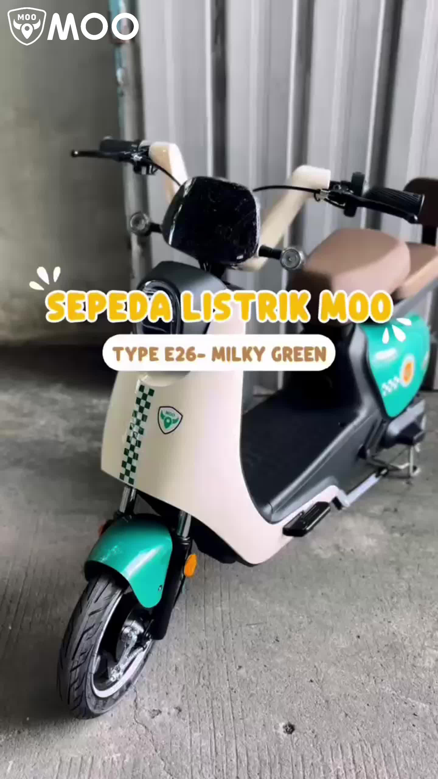 [MOO] E26 - Sepeda Listrik Anak/Sepeda Listrik Dewasa/Sepeda Listrik Bagus Murah/Sepeda Listrik E26