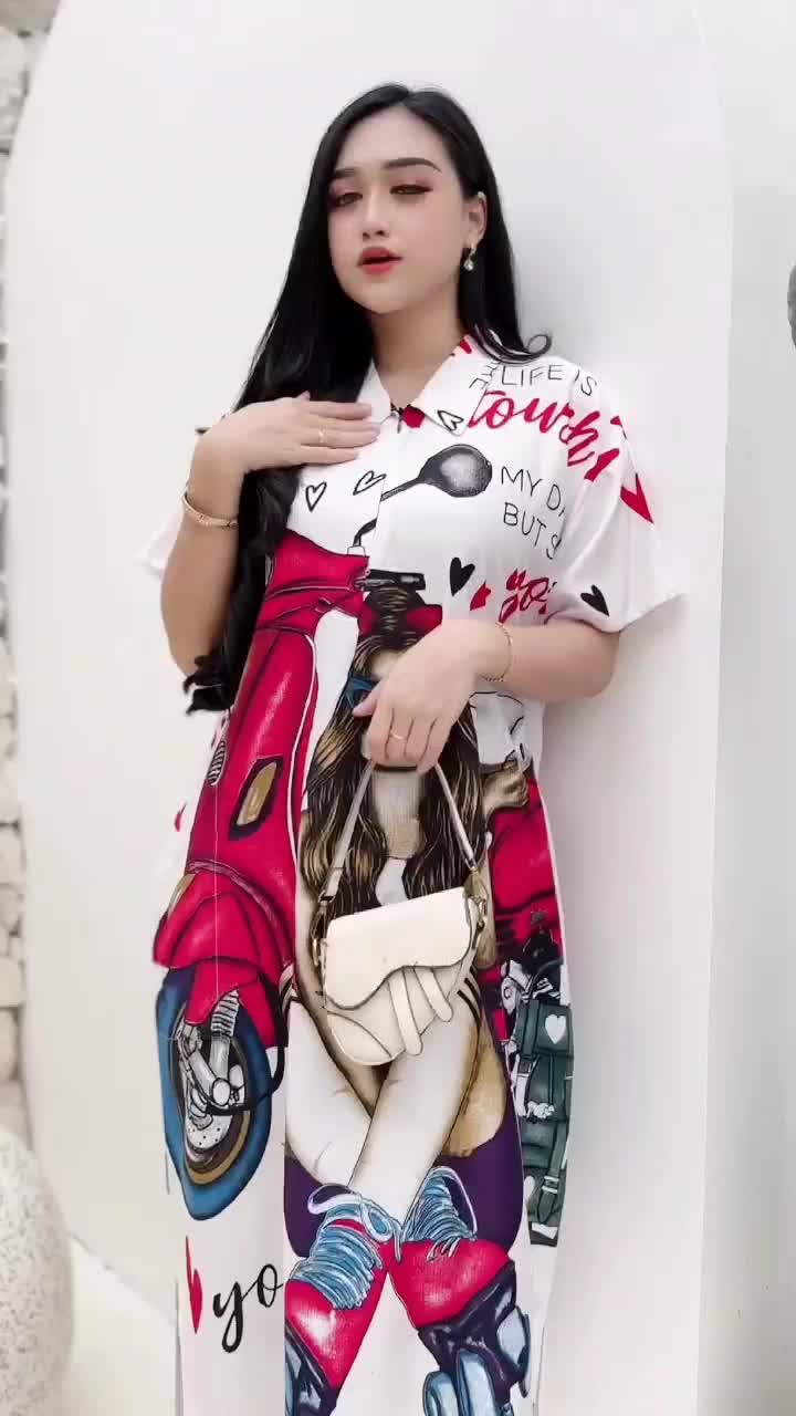 daster wanita jumbo busui kerah motif catez viral kekinian Panjang Rayon Bumil Dress Pendek