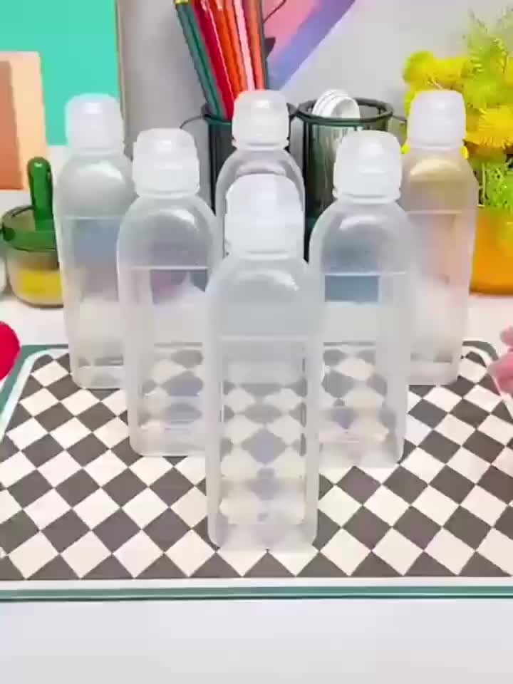 Botol Minyak Anti Tumpah Fliptop Dapur Rumah Tangga pot Minyak kontrol Botol Bumbu Saus Cuka Oil Kecap Plastik Putih