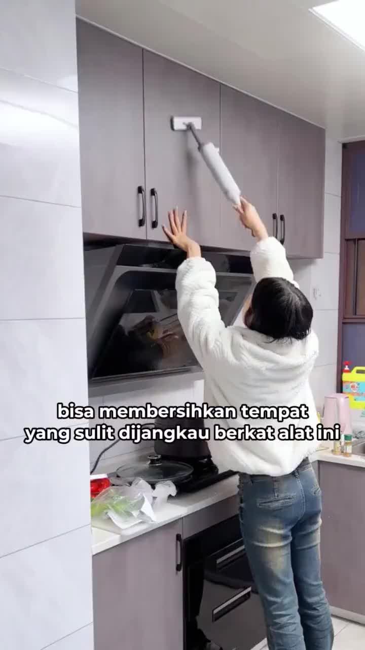 ZOLELE DM01 Pel mini Pel meja dapur dan kamar mandi bebas genggam Pel datar multifungsi genggam