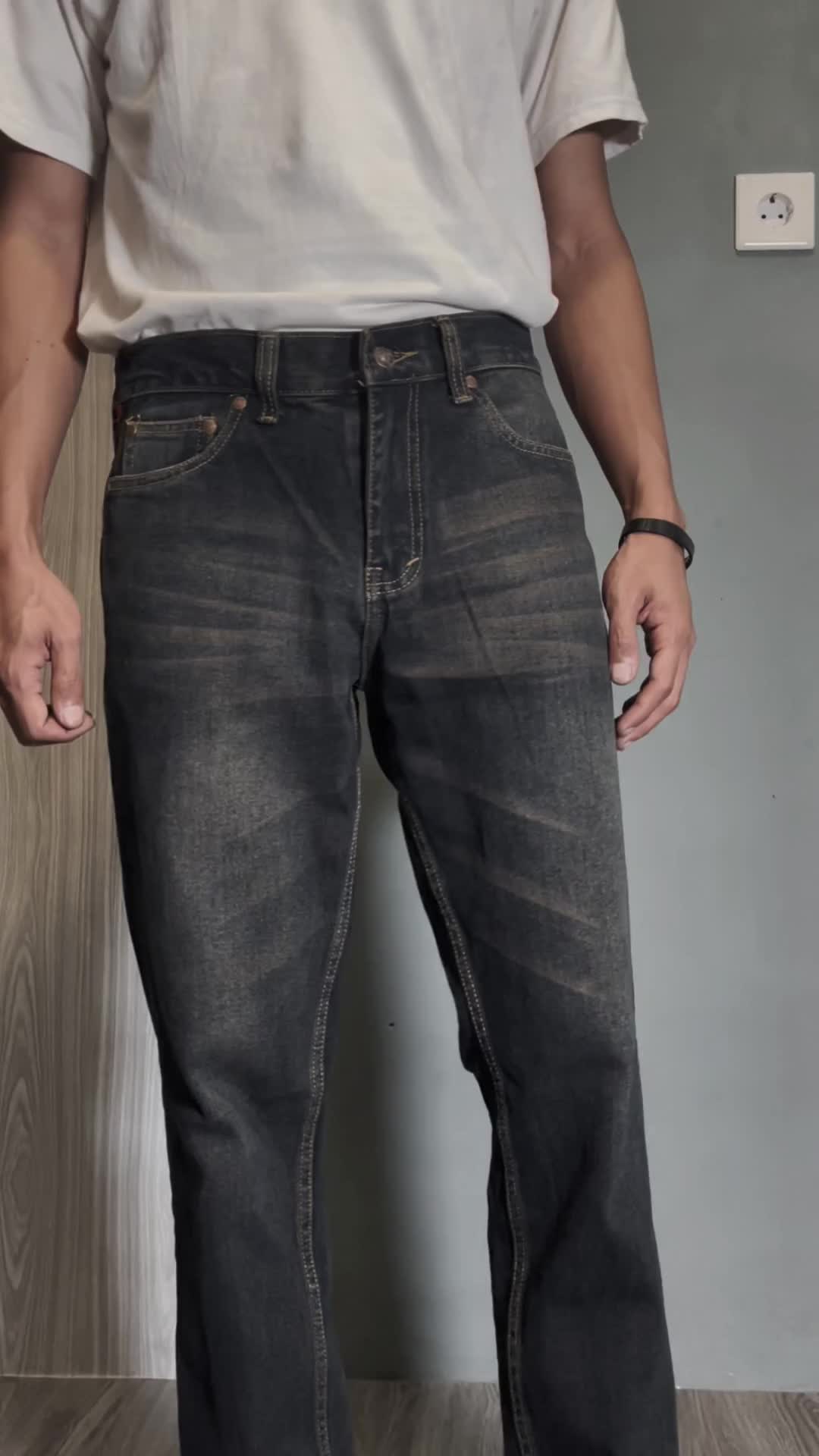 Celana Jeans Pria Gombrong Panjang Special Wide Ravens Denim
