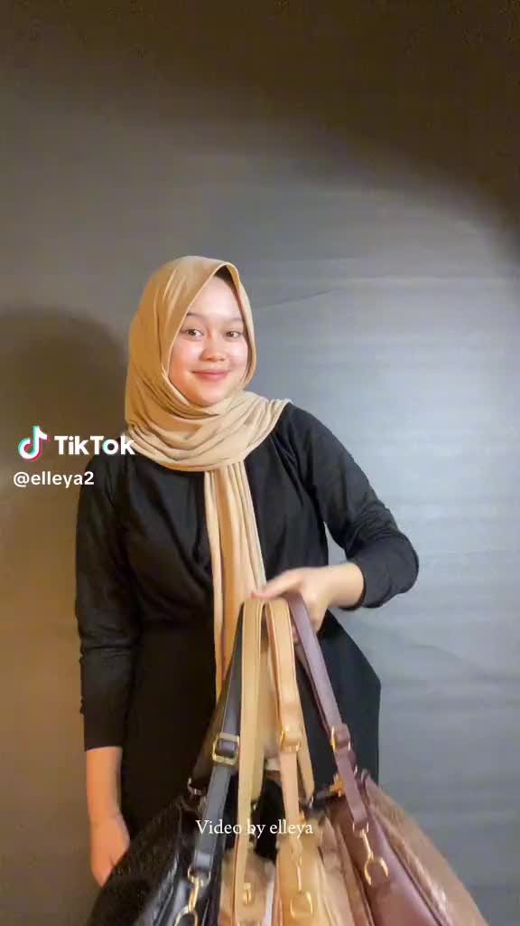 (Madeline Bag) Tas Selempang Kulit 3 IN 1 untuk Wanita dengan Tas Tangan dan Tas Jinjing Kulit Sintetis