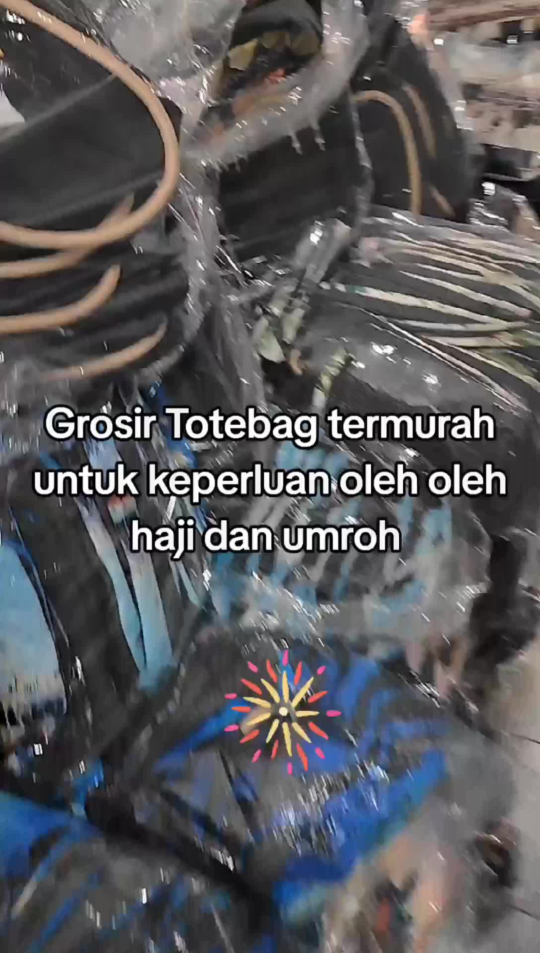 Paket Satu Lusin Totebag Tali Sumbu Oleh" Haji dan Umroh Wanita