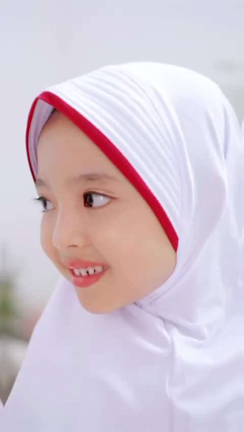 Dungdungkids Kerudung Instan Anak Sekolah SD Pramuka Jersey 6 - 13 Tahun
