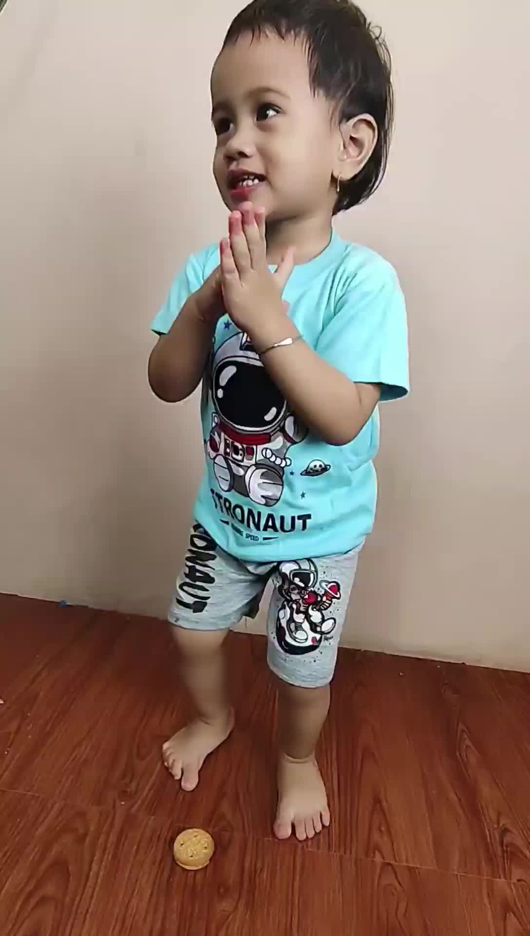 baju setelan kaos anak laki-laki dan perempuan unisex | set baju main anak cewek cowok motif sablon
