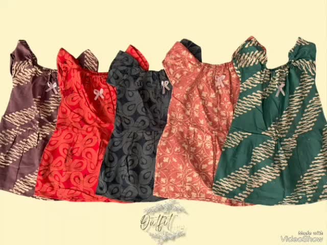 BISA COD  PAKET USAHA 20PCS DASTER ANAK RAYON PERCA SAMBUNG ANAK MOTIF RANDOM Baju Fashion