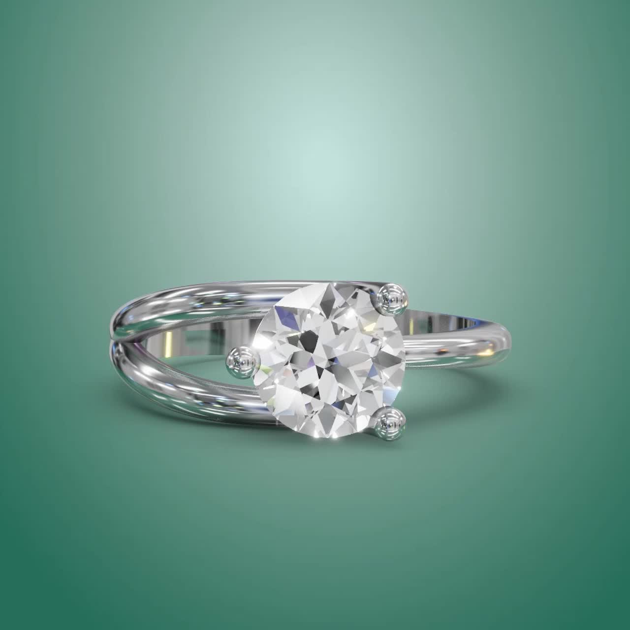 Vimala Silver Ring - Clear Cubic Zirconia