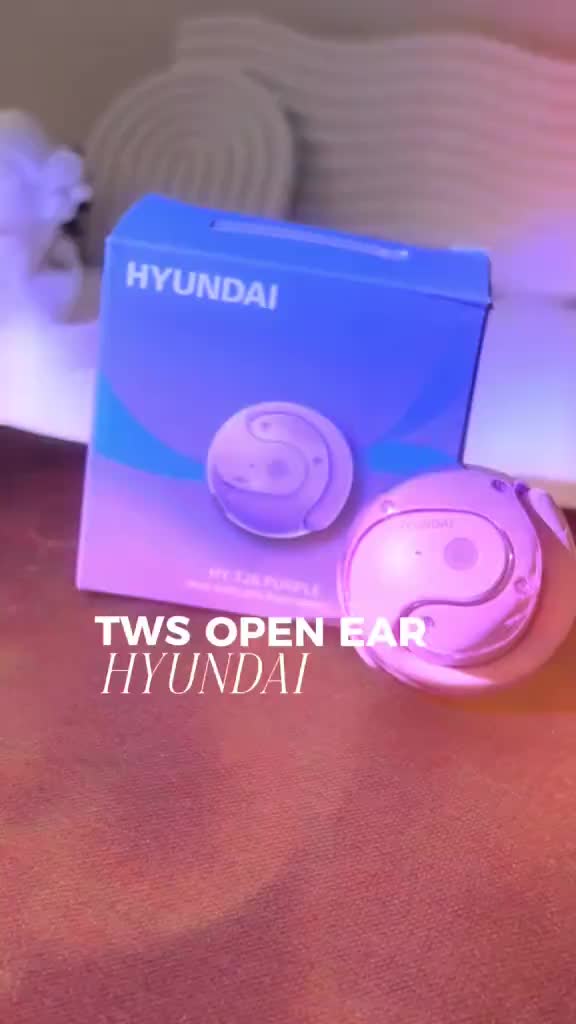【Super Sale】 Hyundai HY-T26 ​​​​​​Lanyard Headphone Kait Telinga Bluetooth Nirkabel Bola Kelapa Kecil Permainan Musik Esports In-Ear Versi Upgrade Bluetooth V5.4 Earphone Headphone Bass Wireless
