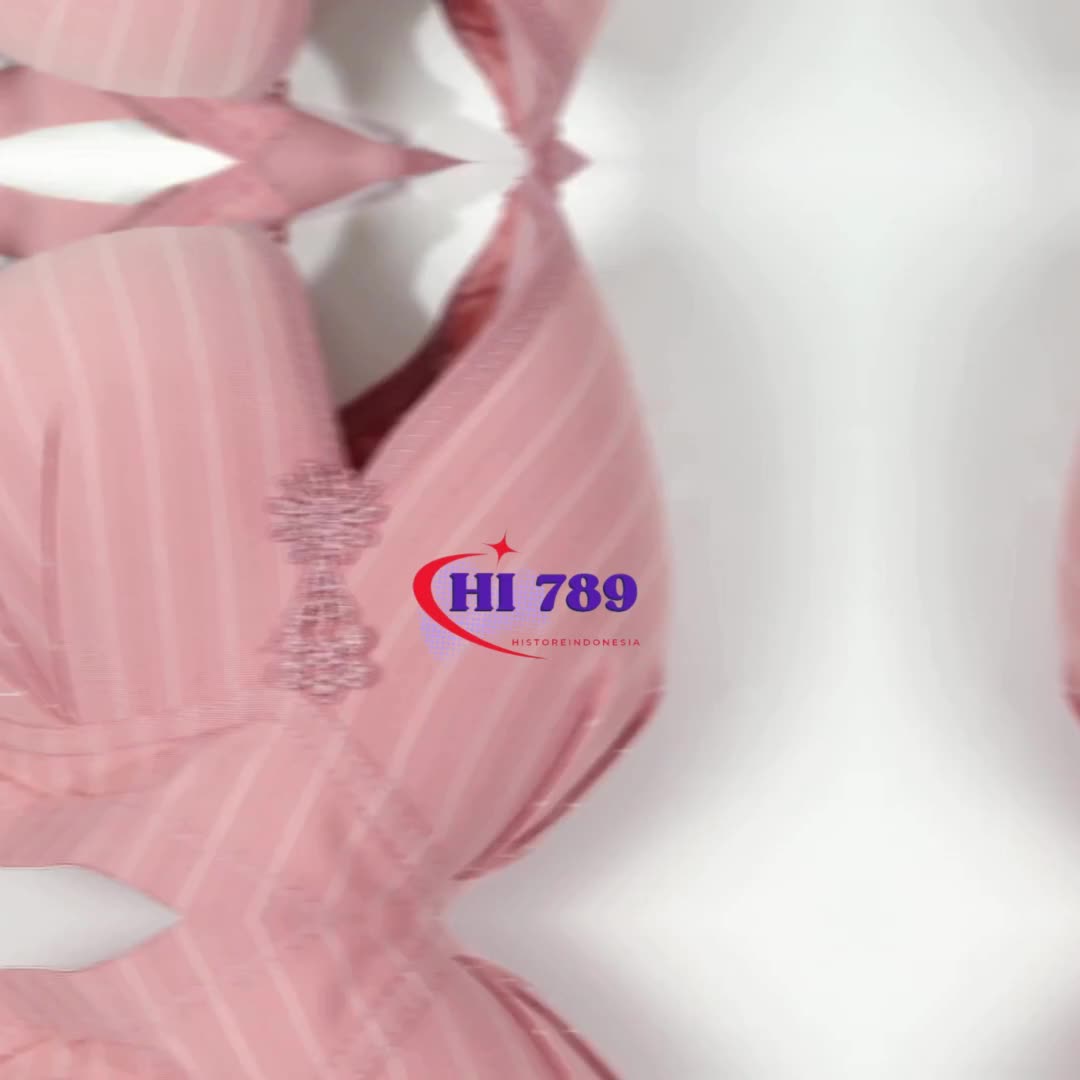 Bra BH Cup C Fashion Push Up Bra Premium Busa Tipis Tanpa Kawat Sangat Nyaman 2041 Motif Salur