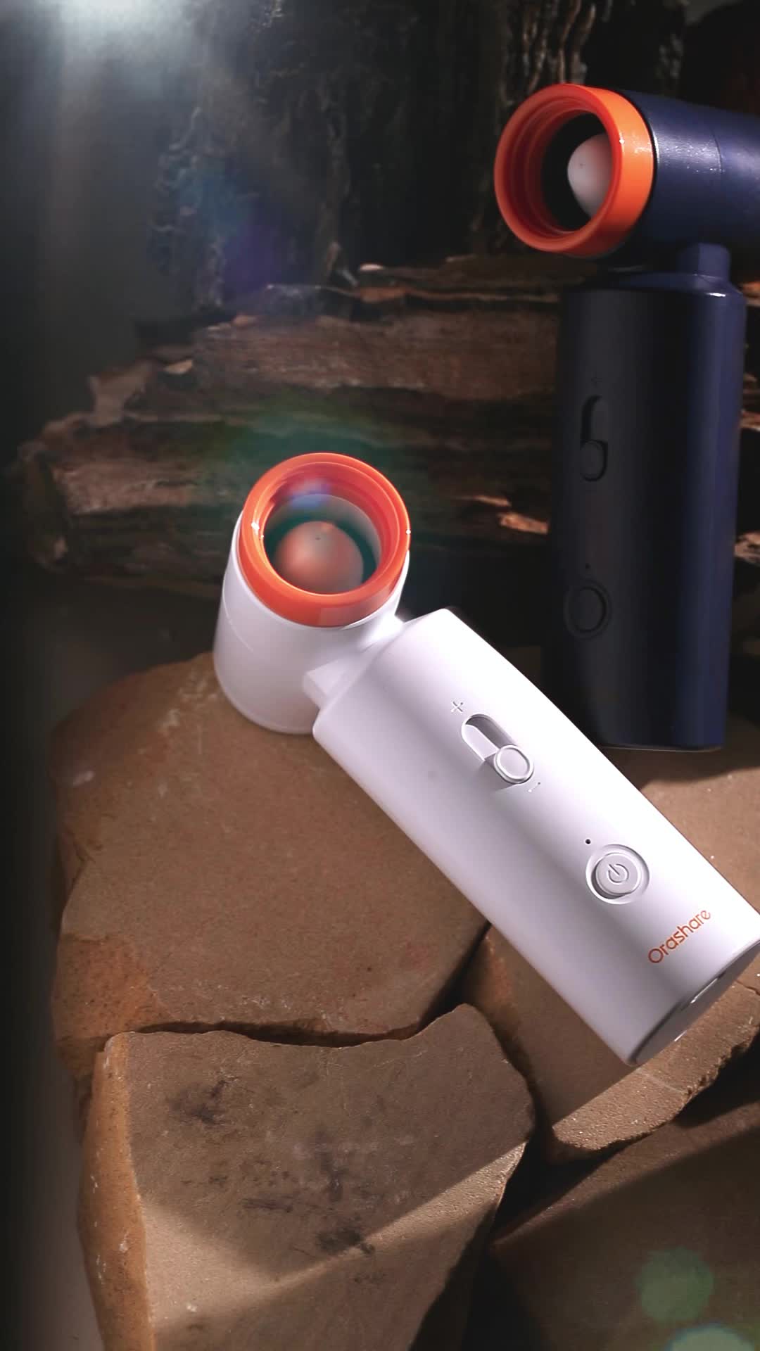 [NEW LAUNCH]Orashare HF06 Kipas Angin Turbojet Berkecepatan Tinggi yang Dapat Diisi Ulang 3 in 1 Kipas Angin Portabel dengan Penghilang Debu Kipas Mini Genggam Berkecepatan 1-100 Biru