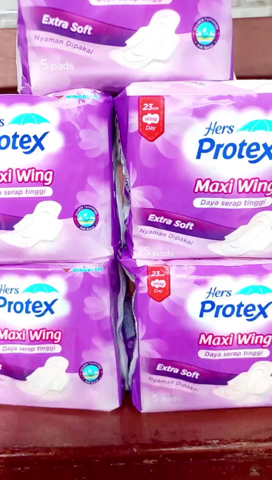 protex maxy wing isi 5pads pembalut sayap protex ungu