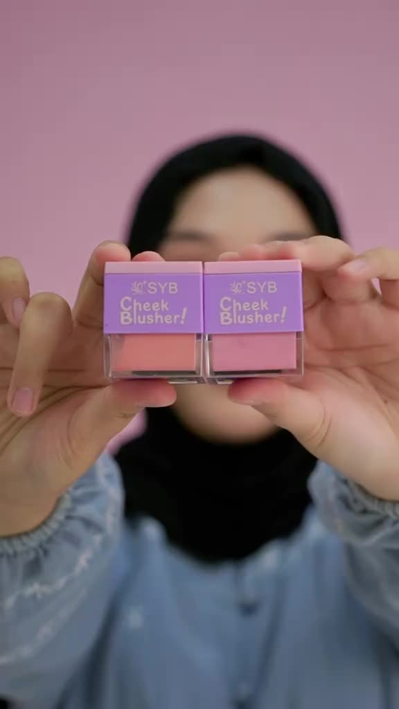 NEW SYB CHEEK BLUSHER Blush On Fresh and Glow with Jojoba Oil Perona Pipi Long Lasting Easy to Apply