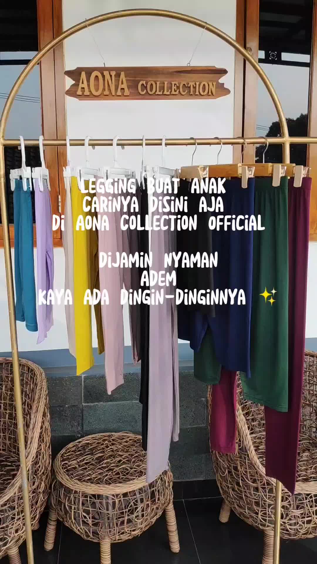 SUPER LEMBUT Legging Bayi - Anak 0-6 Tahun Panjang by Aona - Legging Anak Lembut Halus Adem