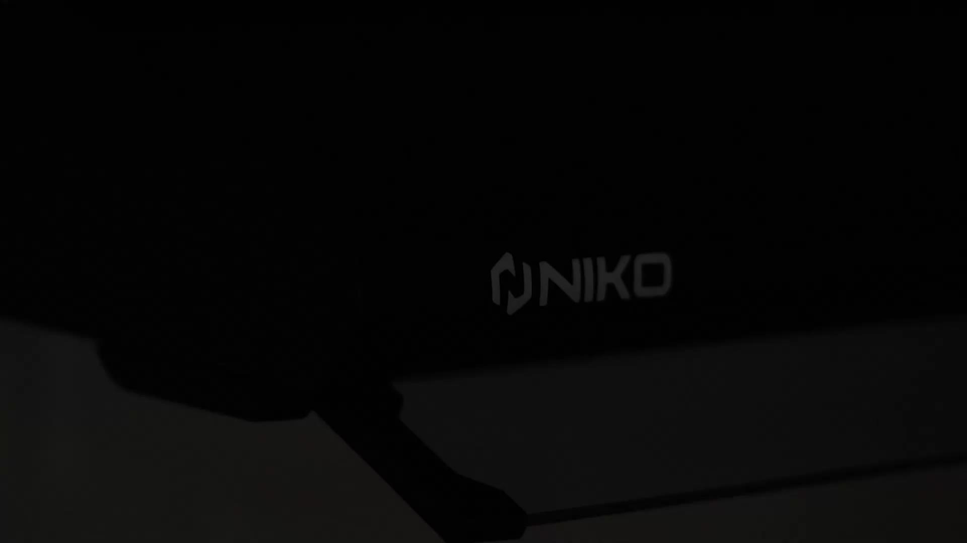 Niko cooker hood ACH80 Hisapan kuat penghisap asap 80cm Kap mesin-Hitam