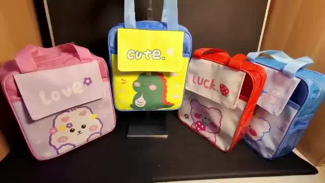 HOUSEWAREBRAND - Tas Bekal Anak Kantor Tenteng Lunch Bag Cooler Bag Karakter Mengemaskan Lucu Makanan