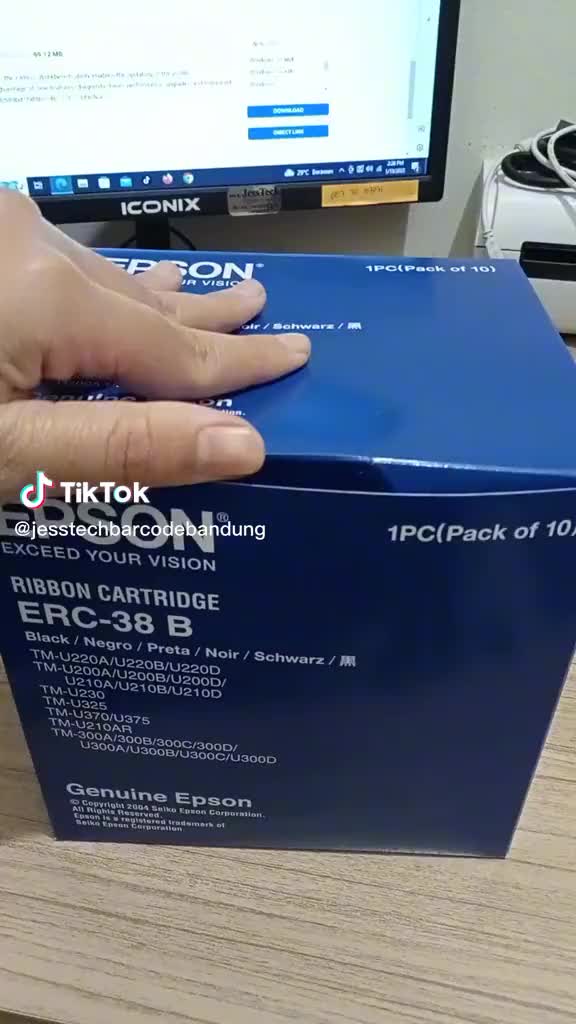 ERC 38 EPSON PITA ORIGINAL CATRIDGE EPSON TMU 220