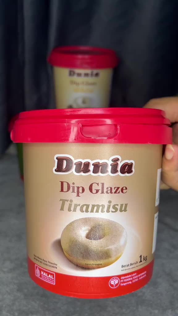Dunia Dip Glaze All Variant / Cokelat 1 Kg / Selai Dunia / Selai Donat / Selai Roti / Selai Kue 1kg