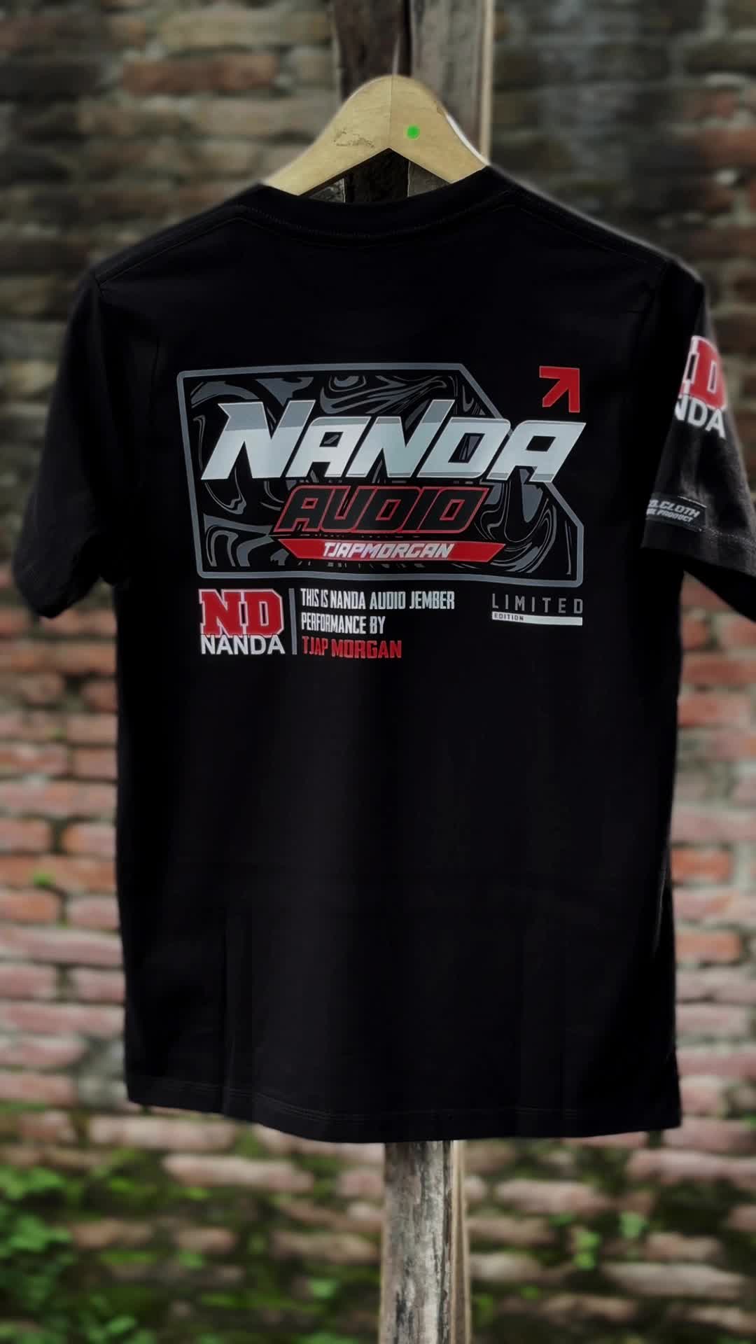 Kaos Nanda Audio Tjap Morgan Hodie Sound System