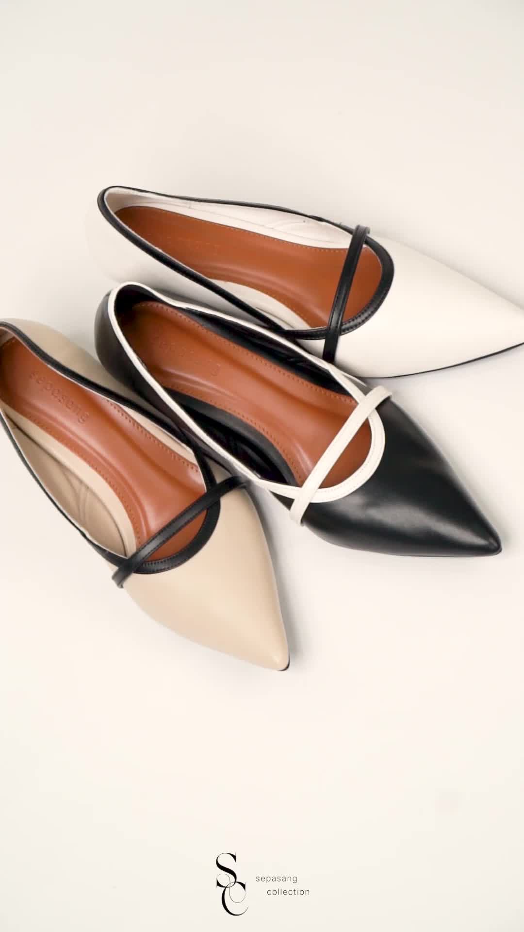 SEPASANG COLLECTION Lily Sendal Mules Wanita 7 Cm Shoes sandal  hak lancip heels  graduation