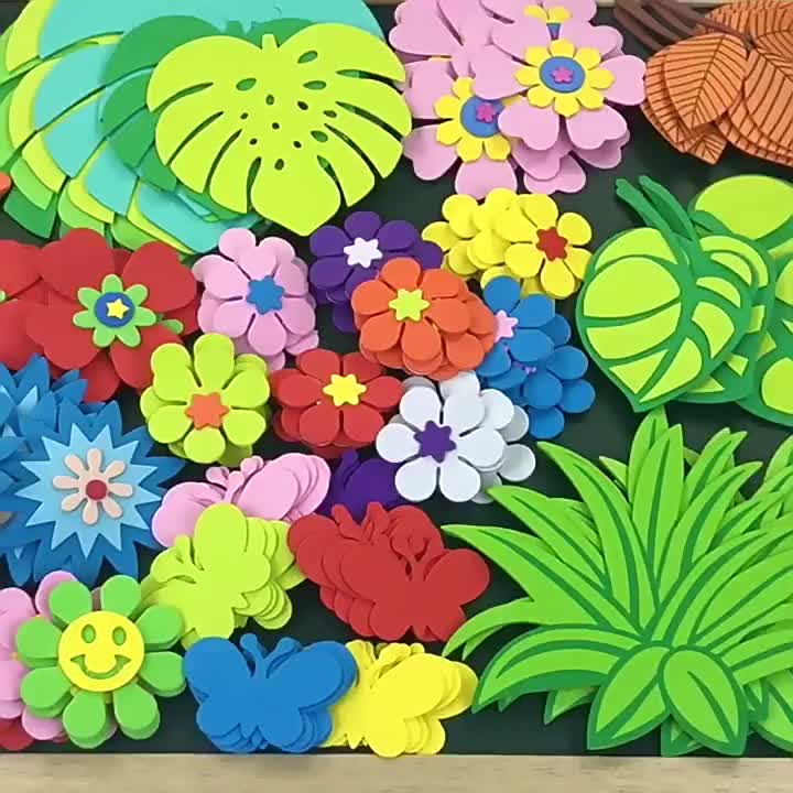 40Pcs Blackboard culture 3D Hiasan Dinding Kelas Papan Tulis Papan Pengumuman Tk paud Tk bulletin board Tk eva foam Kamar Bayi Rumah Sekolah Kantor Dekorasi Stiker Dinding layout