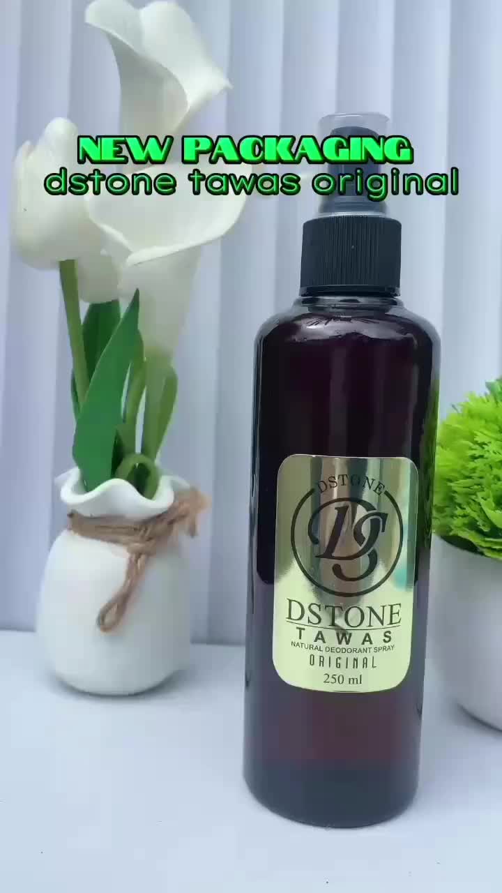 Dstone Deodorant Spray Tawas Kemasan non Roll 250ml Eceran Deospray Pencerah Ketiak Bau dan Hitam tetap Kering