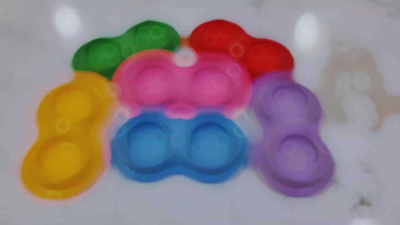 Tempat Makan Kucing Anjing Anti Semut Pet Bowl Double 2 Space Anti Slip Aerizoo