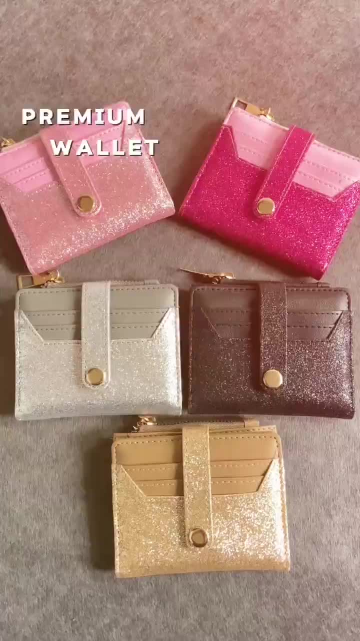 Dompet Lipat Wanita Qilla Wallet Luxury Penyimpanan Card Multifungsi Terbaru