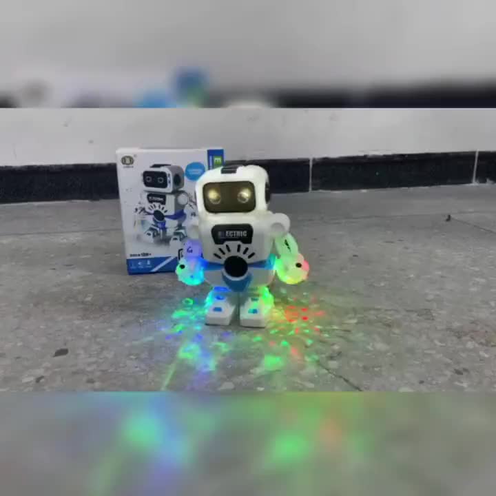 COD Robot menari baru, robot mainan listrik luar angkasa, mainan lampu musik robot listrik baterai plastik bergerak  toys  control remote