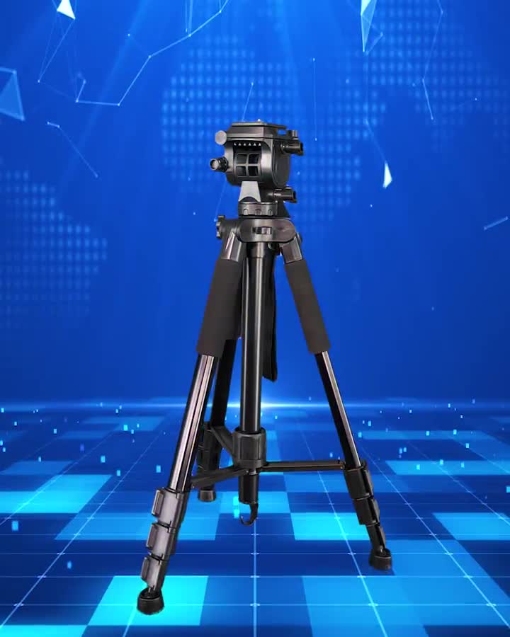 ZOMEI Q310 Profesional Fluid Head Monopod Tripod 2 in 1 for Kamera DSLR Mirrorless Smartphone Camcorder