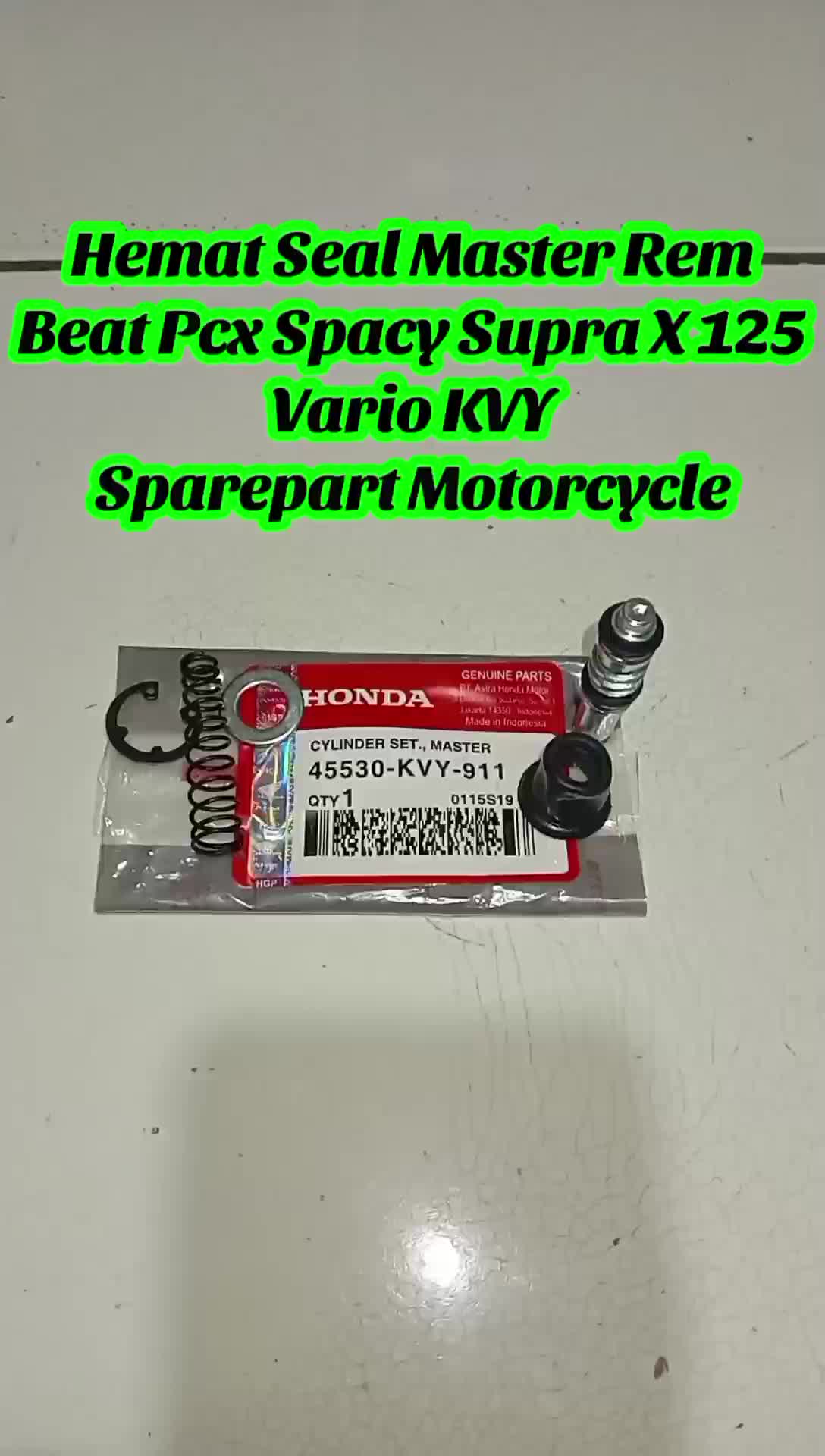(HEMAT 10 SET) Seal Master Rem (KVY) - Beat, PCX, Spacy, Vario.