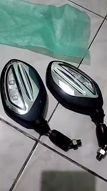Spion bubut 3 jari Plat KT Vario Beat Scoopy Universal Honda Accessories Motor