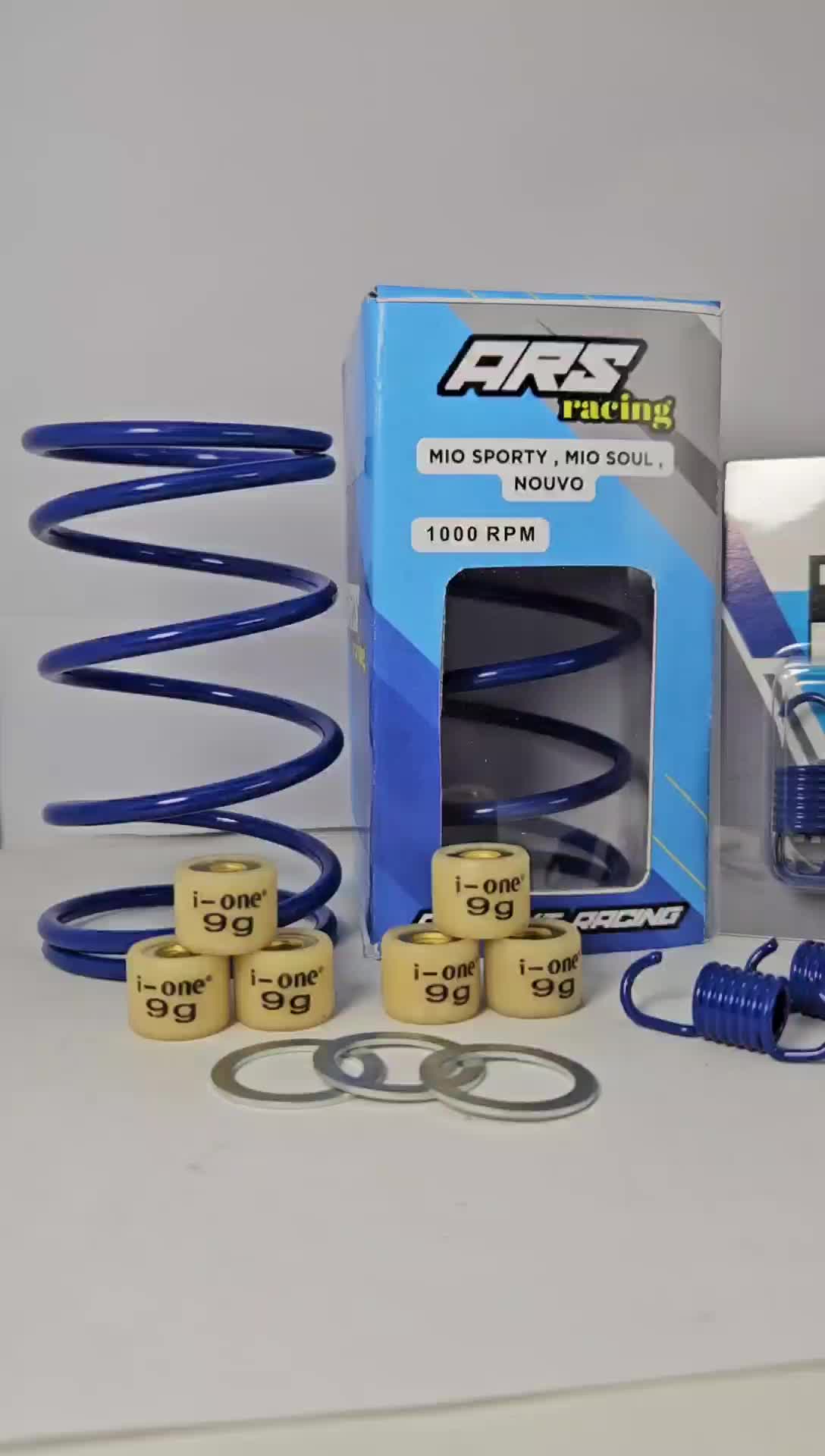 PAKET KIRIAN CVT MIO MIO SPORTY MIO SMILE MIO GARNIS NOUVO 1000 RPM PER CVT RACING ROLLER DAN SENTRI BY ARS RACING MOTOR