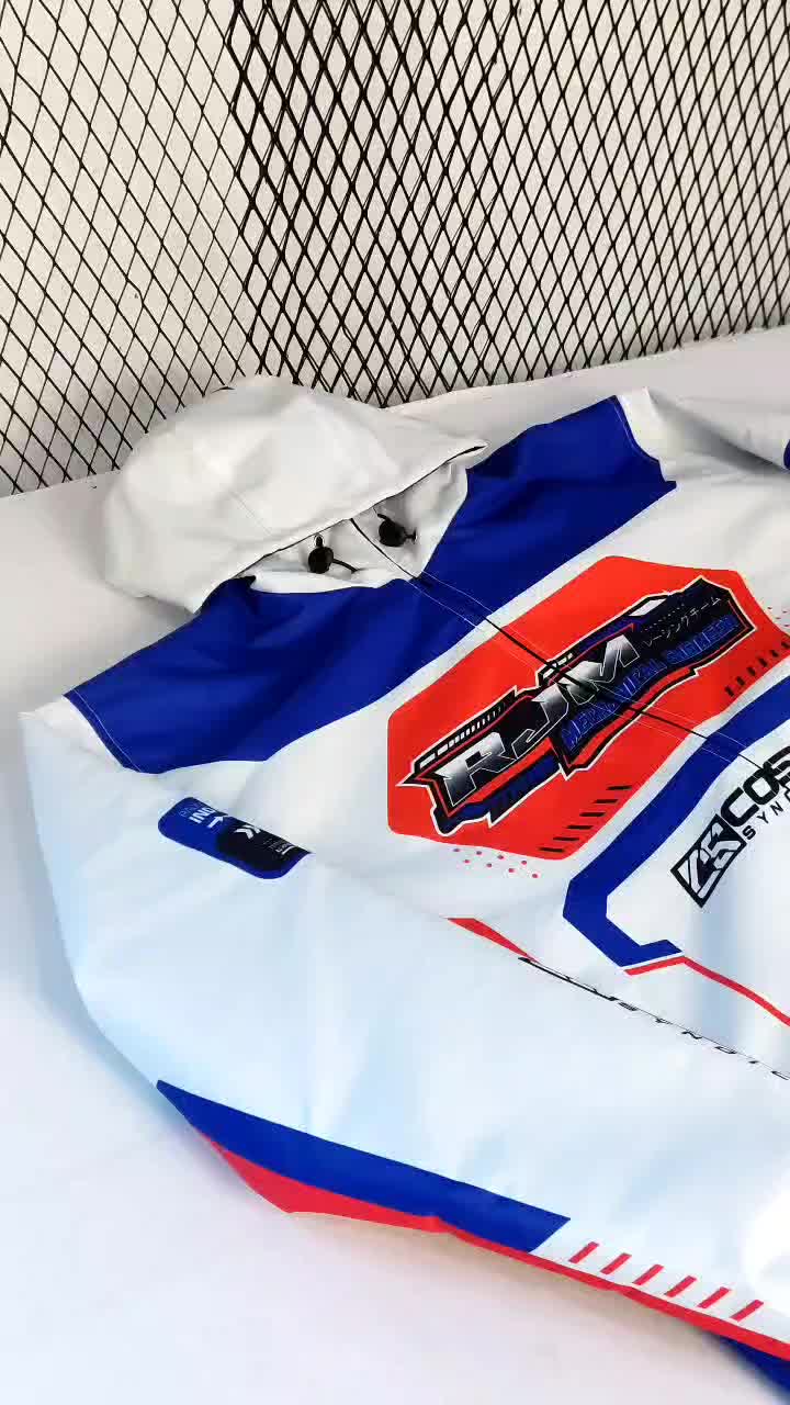 Jaket Racing Custom Baju Jaket Racing Parasut Edit Nama & Nomor Bahan Taslan Bisa Riques Desain