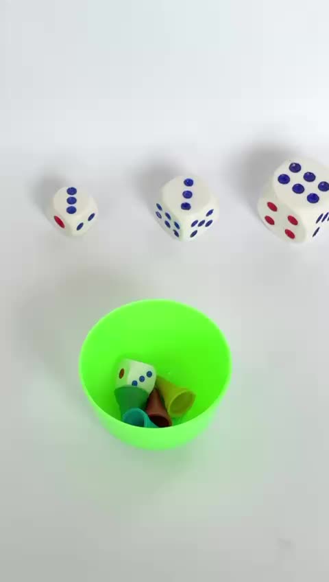 Set Pion (1 Dadu + 4 Pion + 1 Kocokan dadu) / Board Game