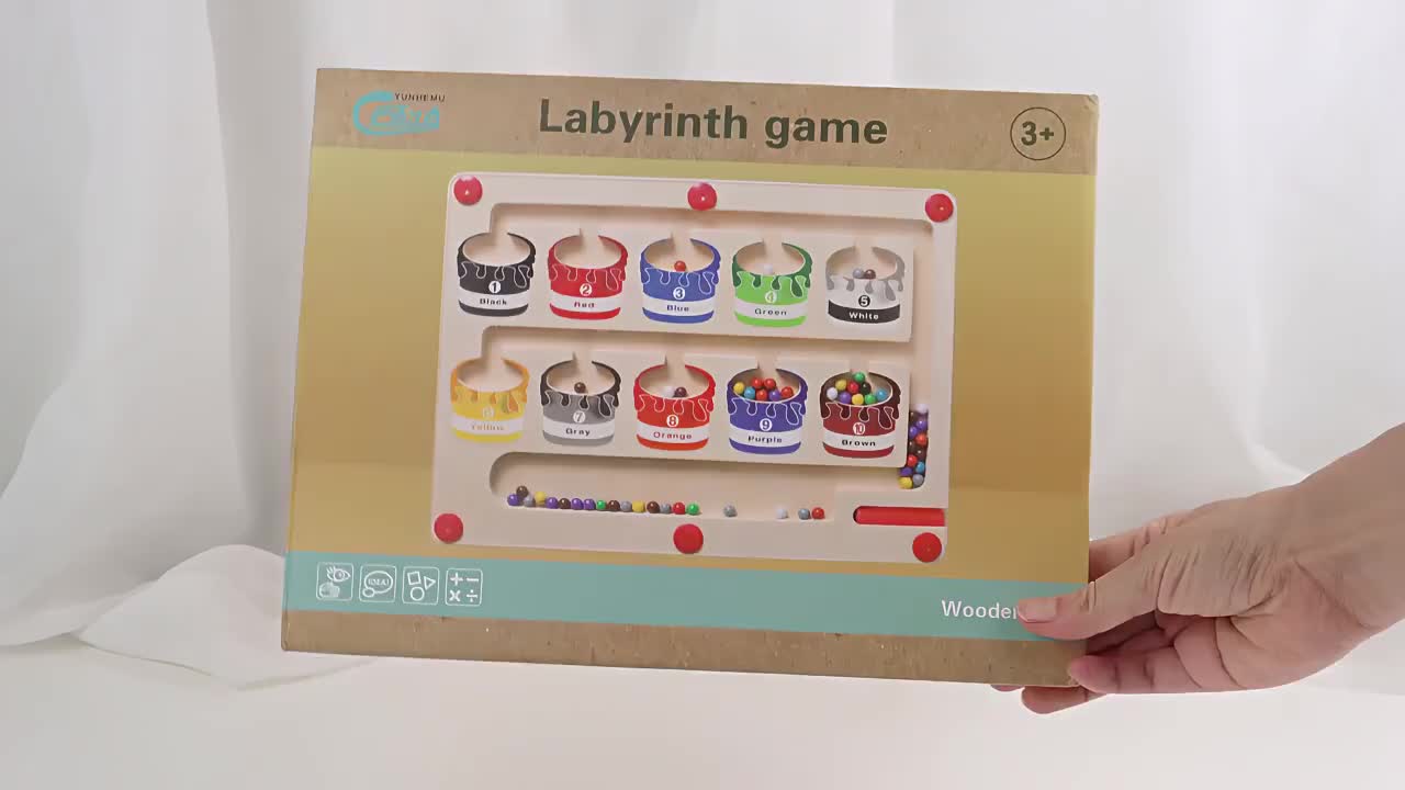(KAYU) Mainan Sorting Magnet Lucu untuk Anak - Papan Sortir Warna Magnetic Bahan Kayu SNI