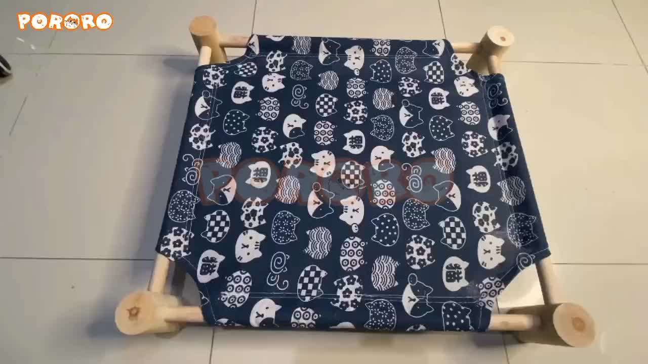 PORORO - Tempat Tidur Canvas Kucing  Kasur Canvas Kucing PORORO