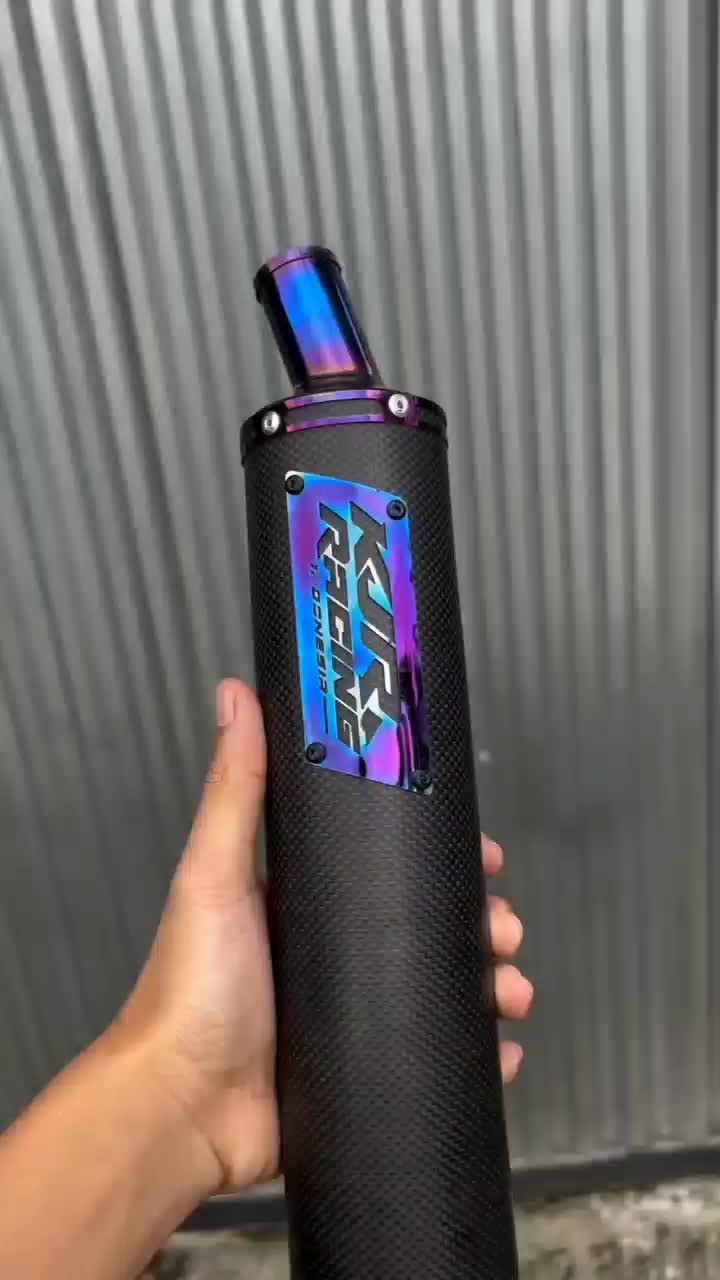 SILINCER 2TAK SILINCER NINJA 2TAK CARBON PREMIUM MOTIF DOFF PLAIN KJR RACING INDONESIA