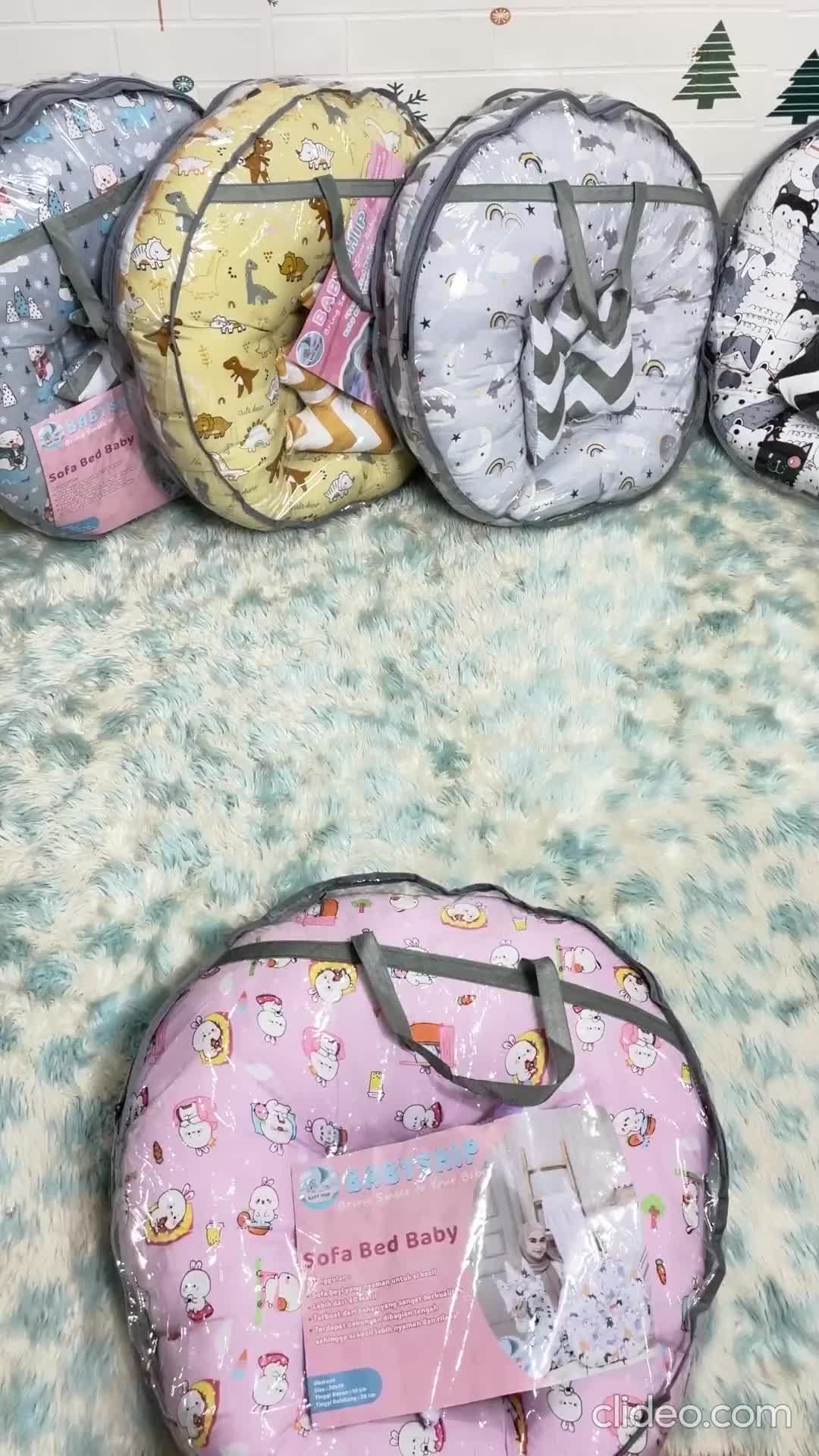 Sofa Bayi 2in1 Multifungsi Free Bantal Peyang dan Plastik Mika [ Merk BabyShip ]