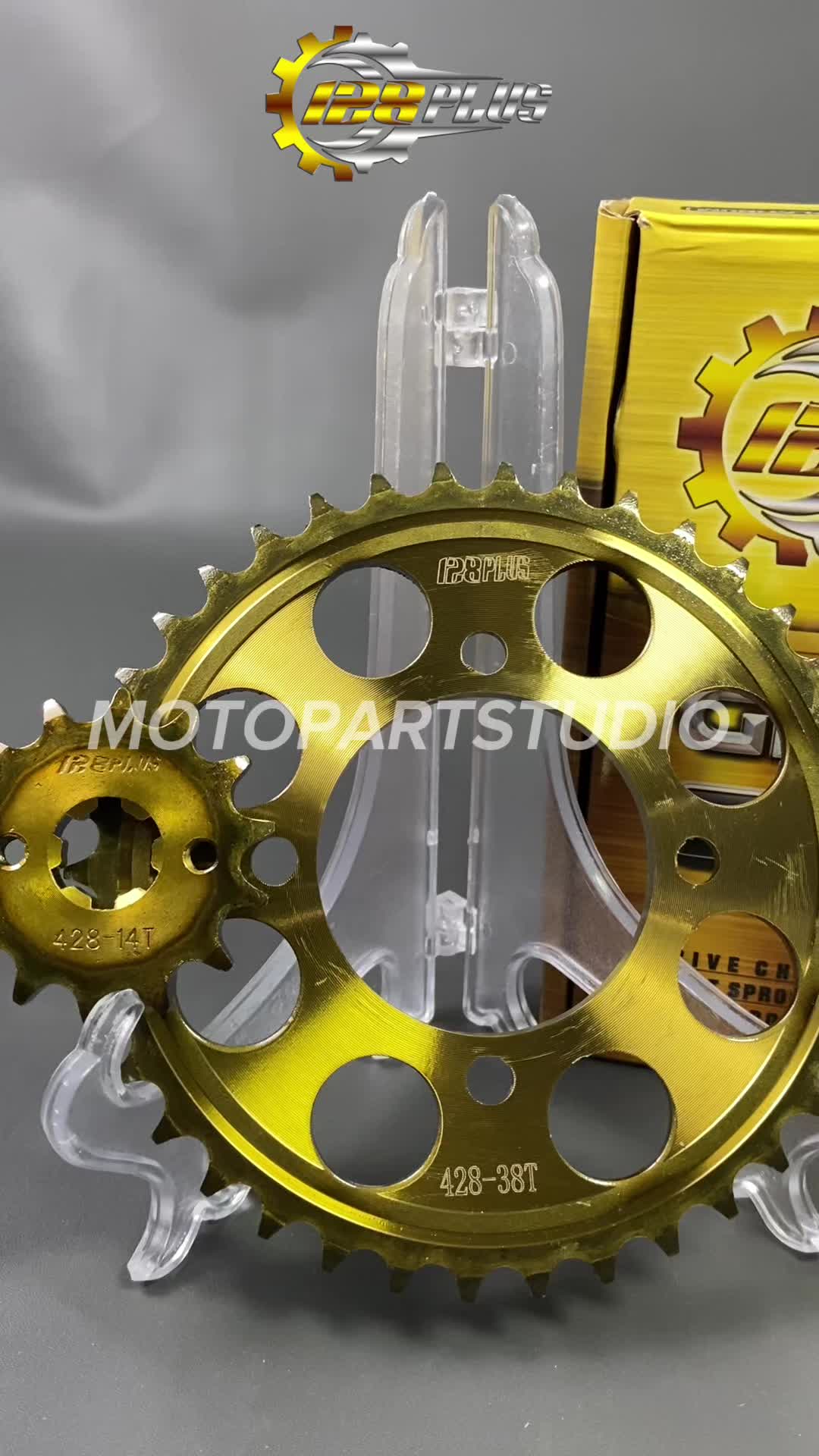 GEAR GIR SET GIR PAKET JUPITER MX 135 NEW 14 38T 428H Gold Motorcycle